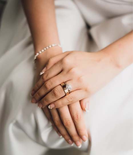 Hands with jewelry
